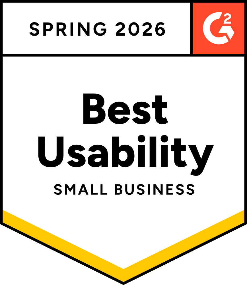 G2 Best Usability Small Business Spring 2026