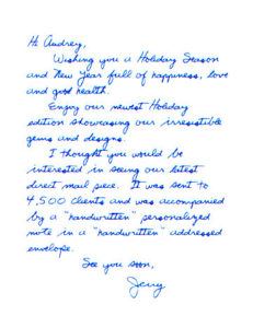 computer generated letter looks handwritten 