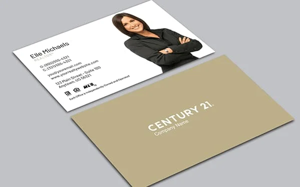 real estate business cards - photo finish