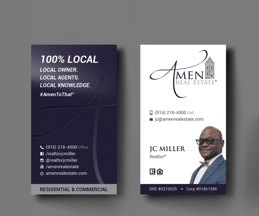 realtor business cards local knowledge