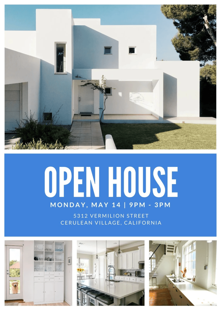 sample Open House Invitation Flyer