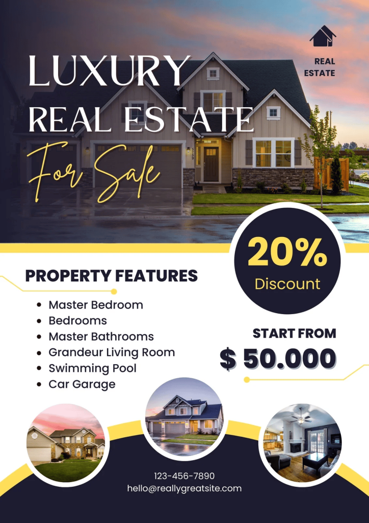 sample New Development Announcement Flyer