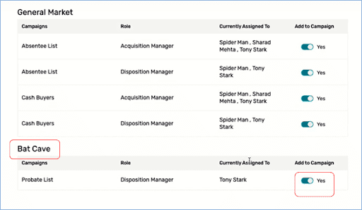 assign roles to sub-users, REsimpli