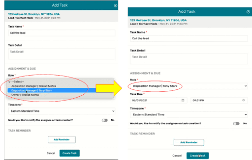 assign roles to sub-users, REsimpli