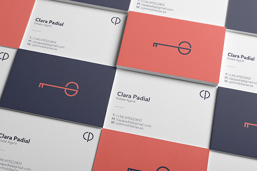 sample personalized branding business cards from Clara Padial