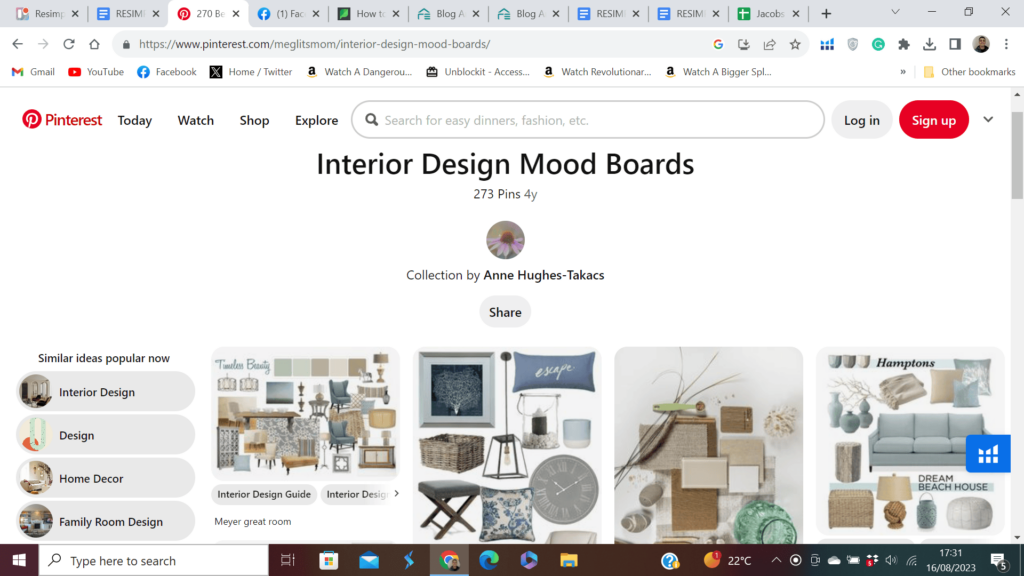 sample interior design pinterest posts