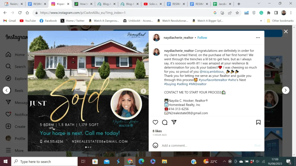 real estate social media marketing, REsimpli