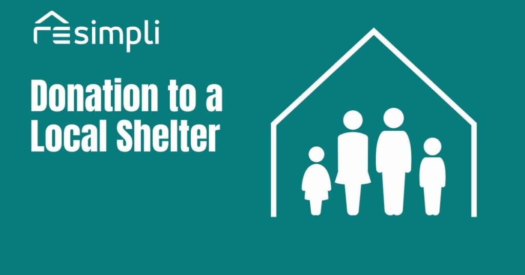 Donation to a Local Shelter