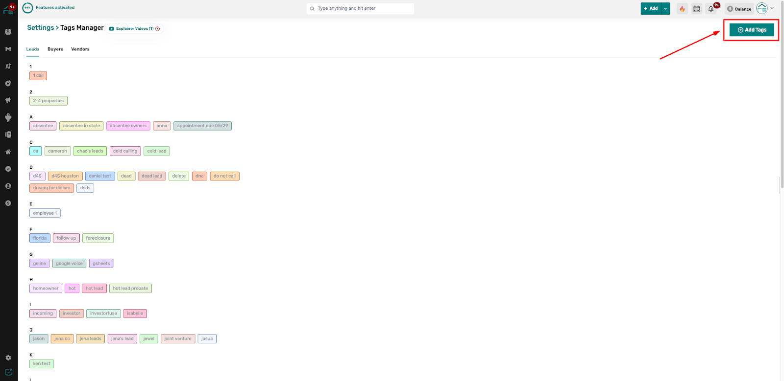 Easier Tag Management