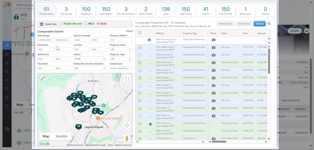 DealMachine vs PropStream, REsimpli