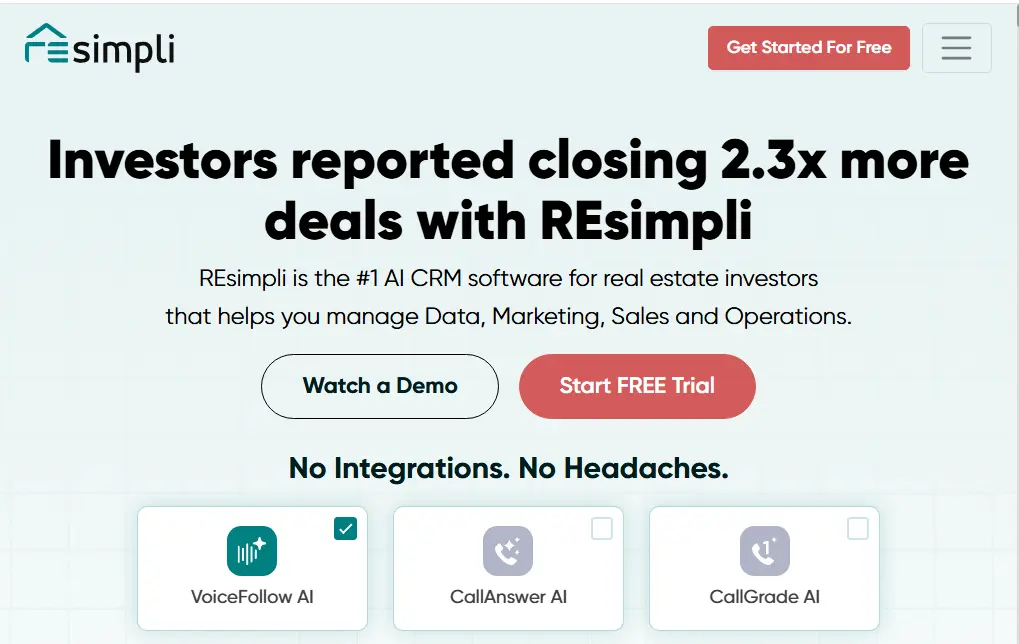 REIPro vs PropStream, REsimpli