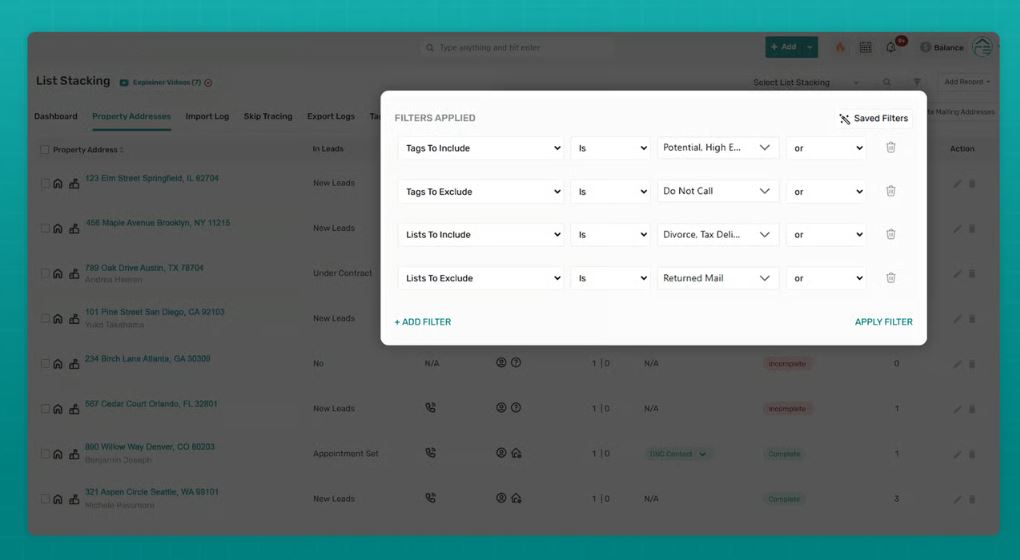 Better list targeting