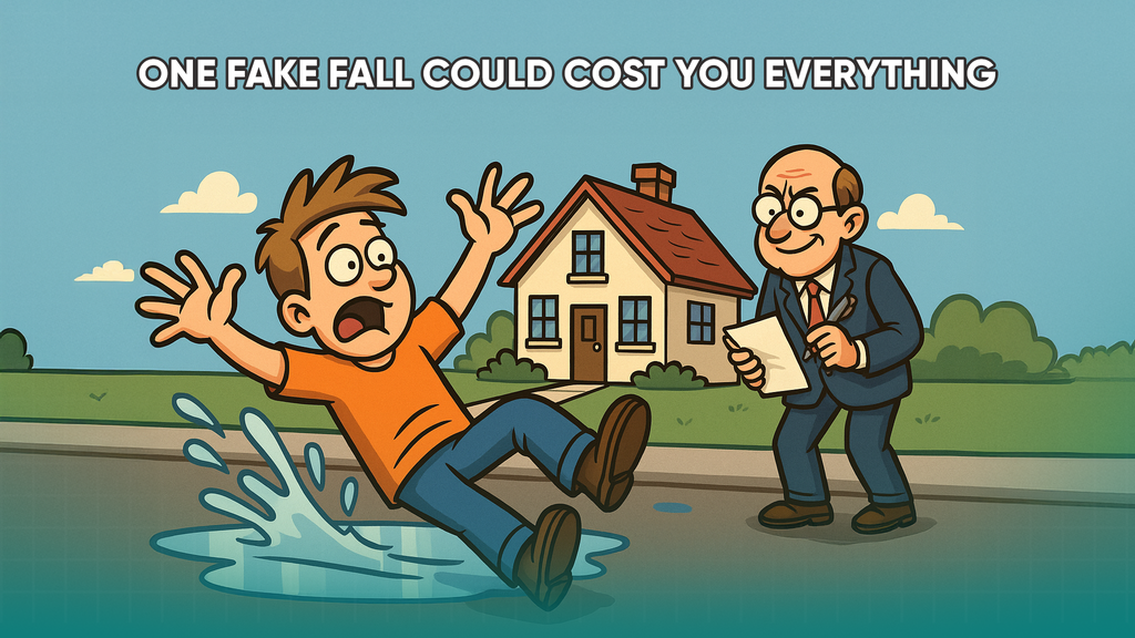 One fake fall could cost you everything