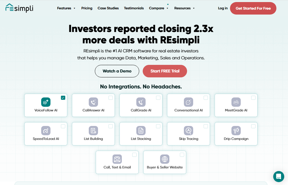 PropStream alternatives, REsimpli