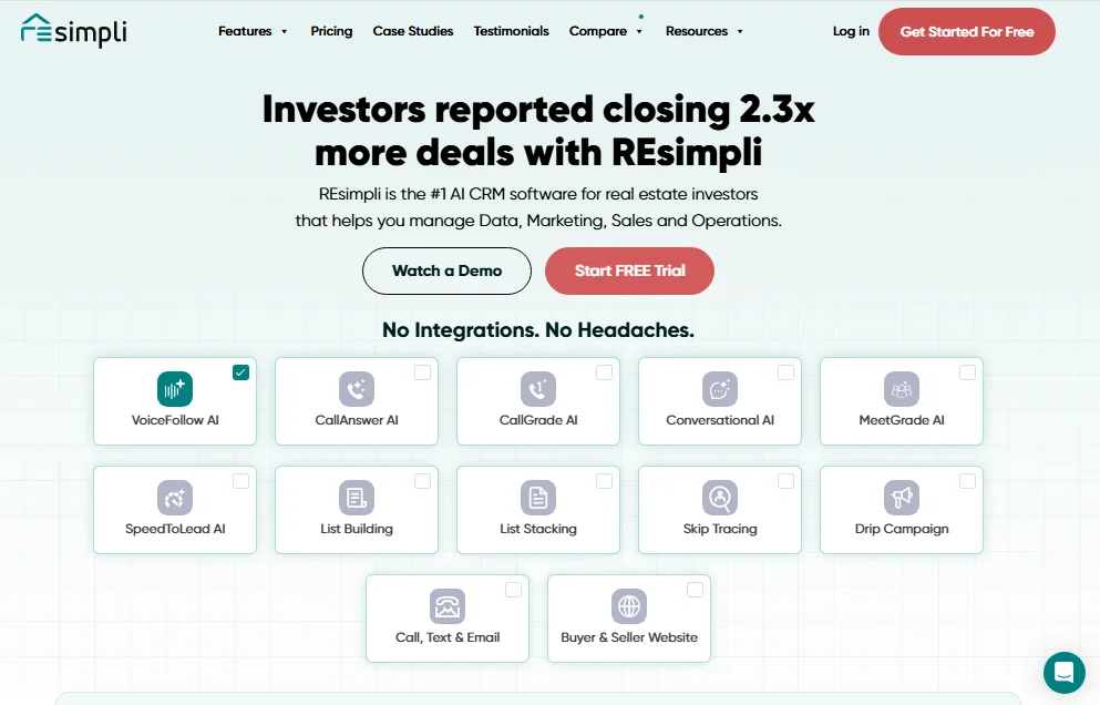 PropStream alternatives, REsimpli