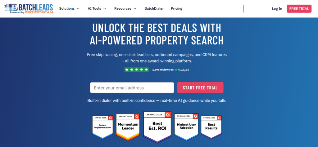 BatchLeads vs PropStream, REsimpli