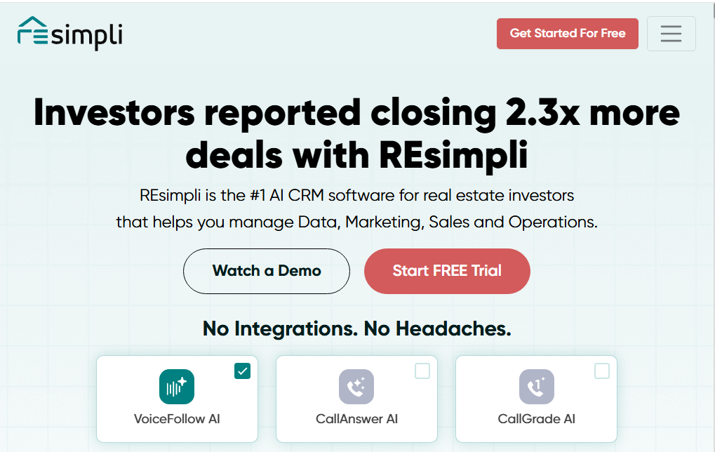 REIPro vs PropStream, REsimpli