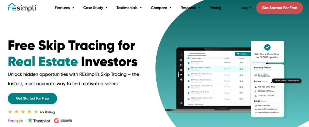 BatchLeads vs PropStream, REsimpli