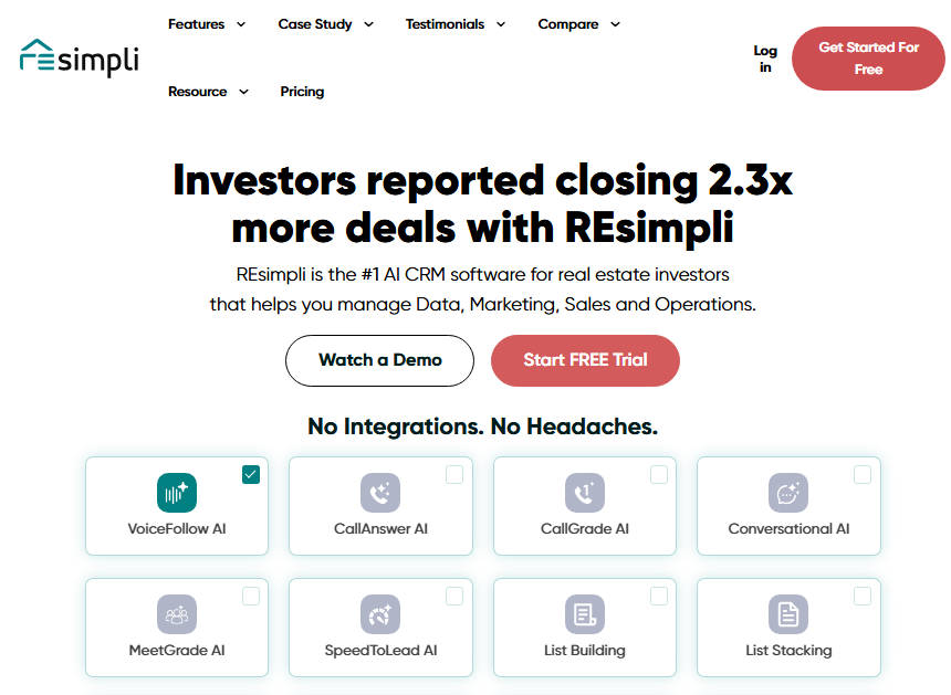 dealmachine pricing, REsimpli