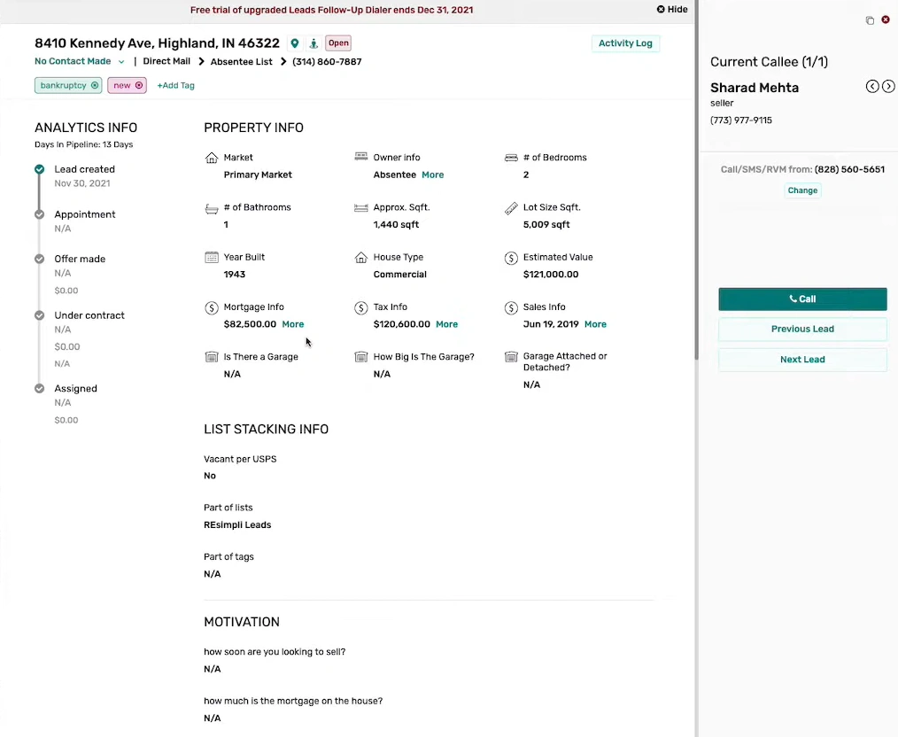 Mojo Dialer pricing, REsimpli