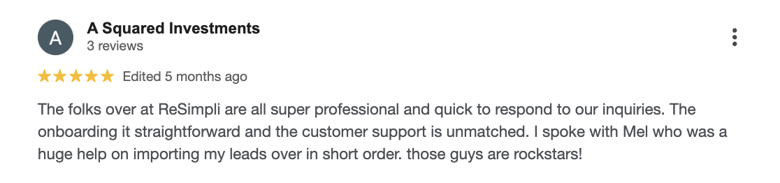 A Squared Investments