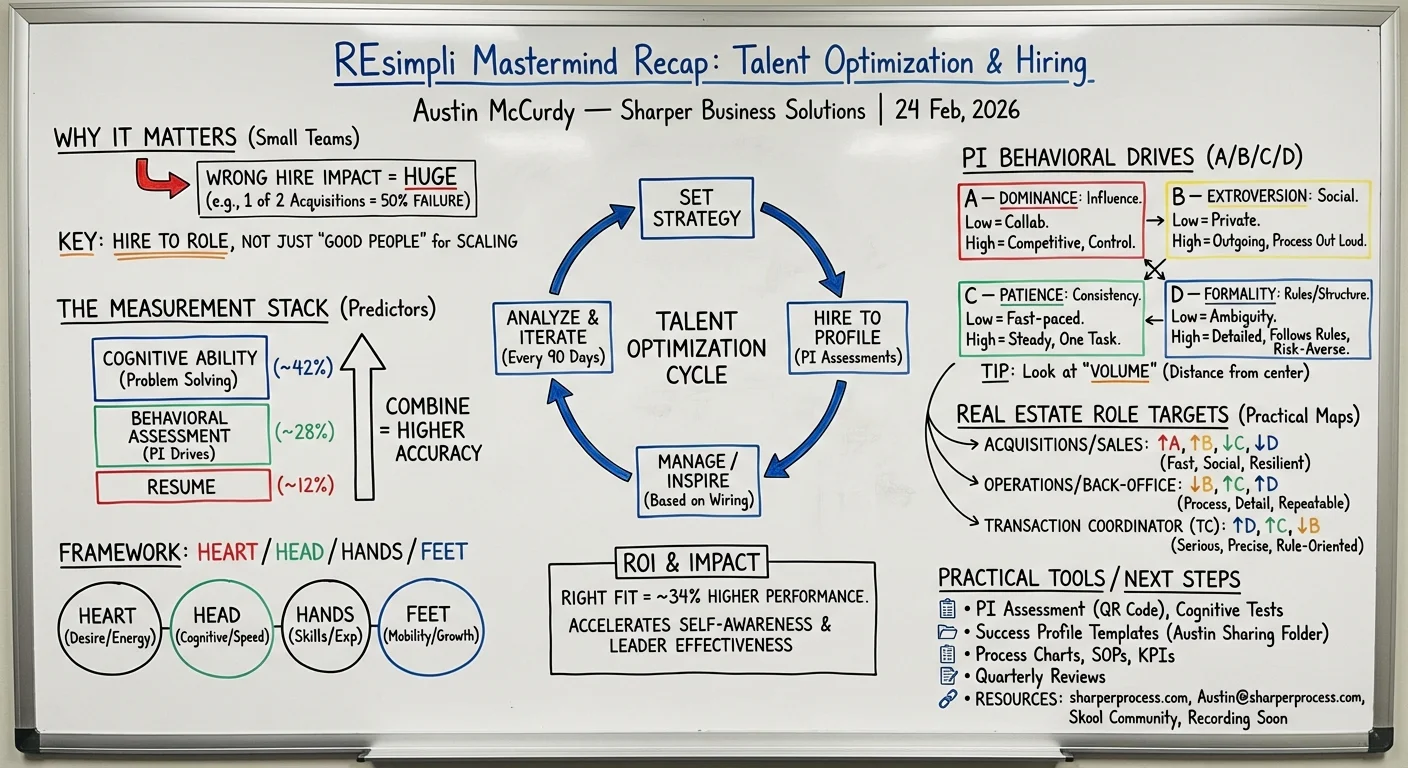 Mastermind Recap: Using PI to Hire the Right Talent