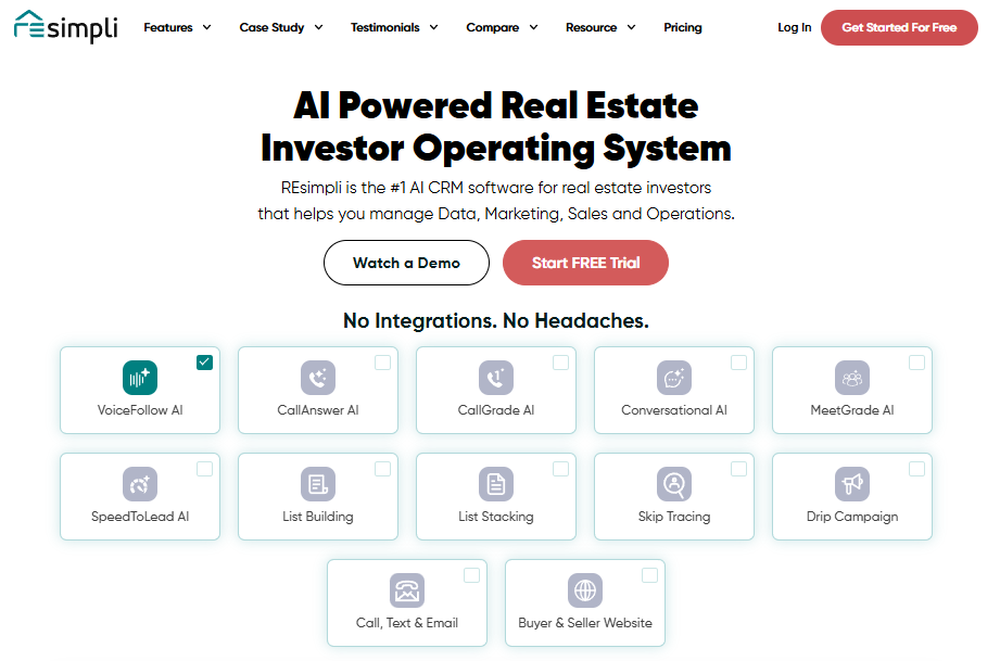 salesforce for real estate investors, REsimpli
