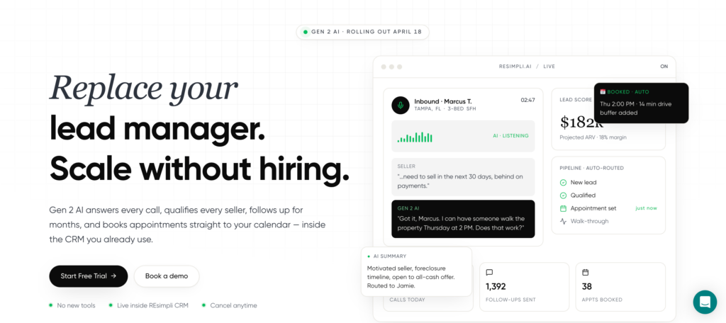 salesforce for real estate investors, REsimpli